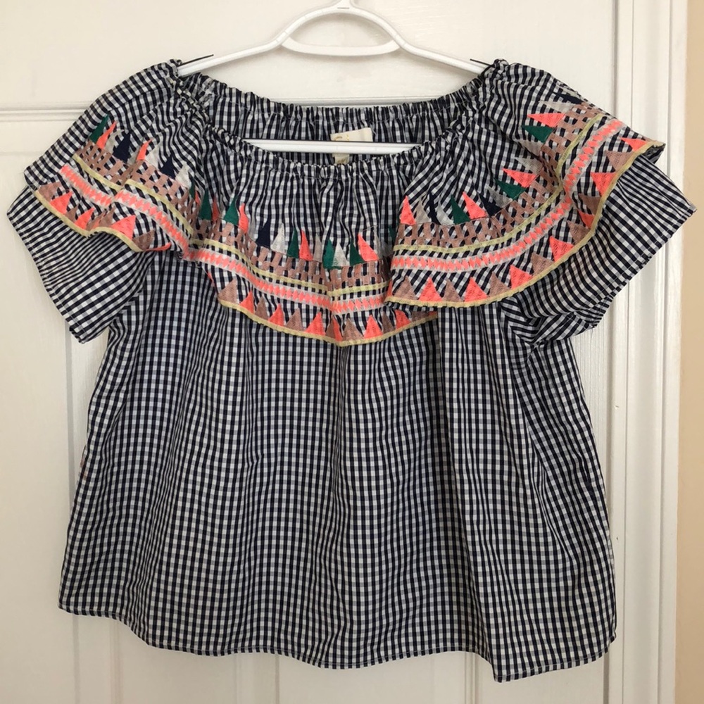 Off the shoulder blouse top